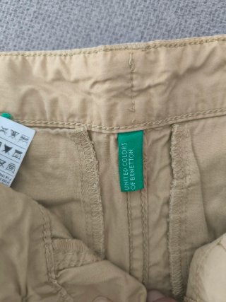 Bermudas niño Benetton beige