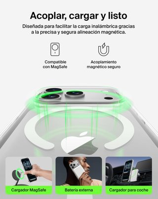 Belkin SheerForce Clear Custodia per iPhone 17 Pro