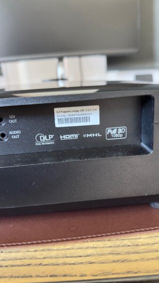 Proyector Optoma Negro Cine en Casa