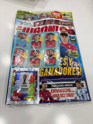 Revista jugon 231 sin abrir con cromos