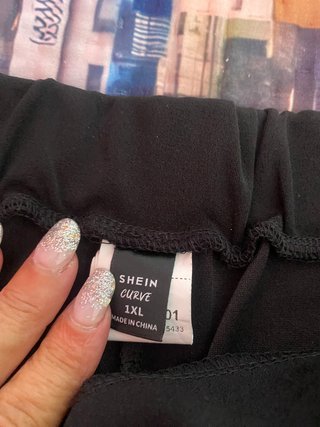 Pantaloni eleganti neri Shein
