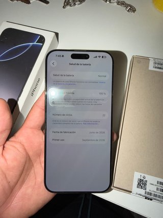 iPhone 16 Pro Max Nuevo 100 de batería
