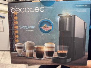 Cafetera Cecotec Power Caps 20 Nueva
