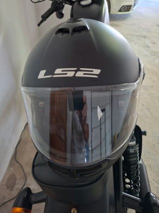 Casco Modular LS2 Negro Mate con Gafa Solar