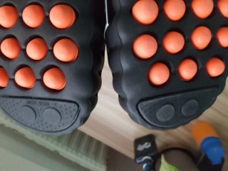 Chanclas Nike Mind 001 Negro Naranja