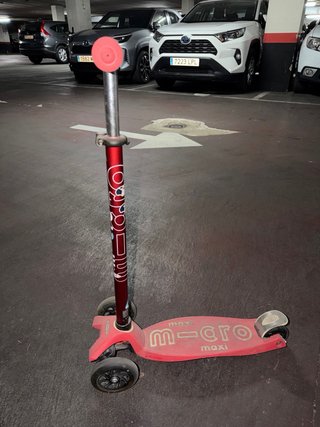 Patinete Micro Maxi Rojo 3 Ruedas con luces