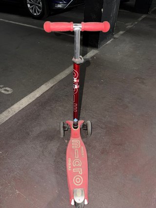 Patinete Micro Maxi Rojo 3 Ruedas con luces
