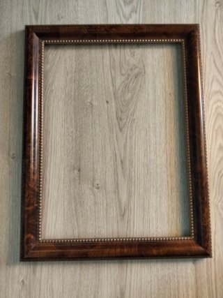 Marco grande madera con cristal