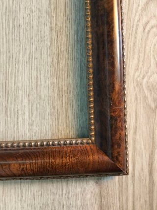 Marco grande madera con cristal