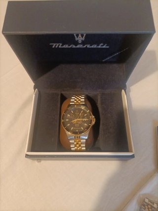 Reloj Maserati Hombre Oro y Plata
