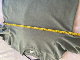 Vestido Zara verde oliva