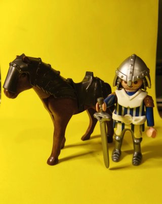 Playmobil caballero y caballo