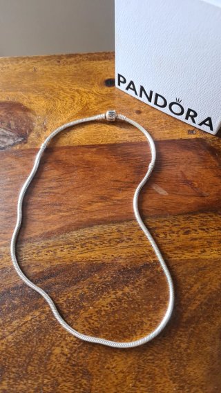 Pandora Plata Cadena Serpiente Nueva