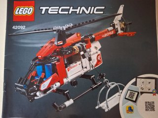 Lego Technic 2 en 1. Helicóptero/avión de rescate.