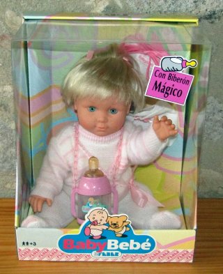 BAMBINA BABY BEBÉ, DI FEBER. RAGAZZA. NUOVA E NELLA SUA SCATOLA.