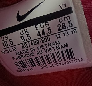 Nike Metcon Hombre Talla 44.5 Rojas, entrenamiento