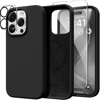 Custodia in silicone per iPhone 15 Pro Max Magsafe