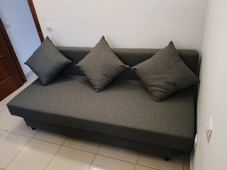 Sofá Cama Ikea Gris ALVDALEN