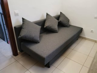 Sofá Cama Ikea Gris ALVDALEN
