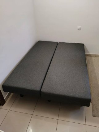 Sofá Cama Ikea Gris ALVDALEN