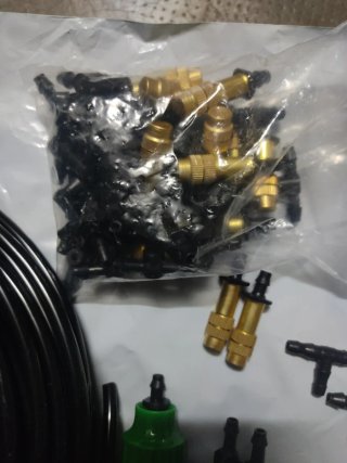 Kit riego manguera y accesorios