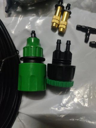 Kit riego manguera y accesorios