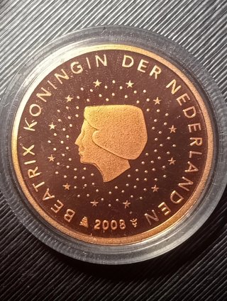 Monete Olanda Beatrix Regina 2008