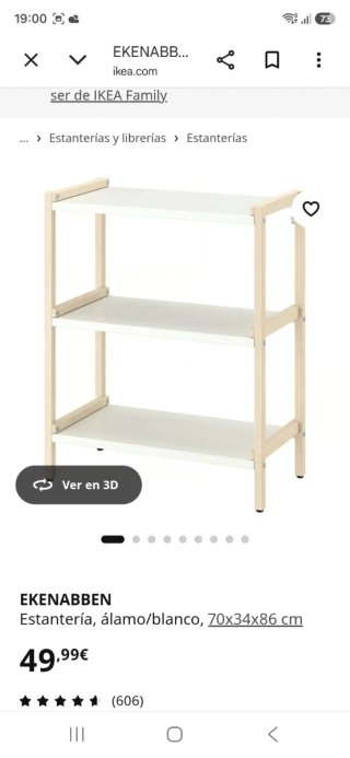 Estanterías Ikea Madera Blanca