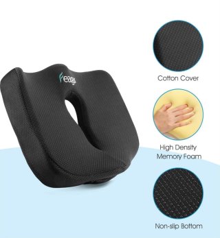 Cojín Lumbar Feagar Negro