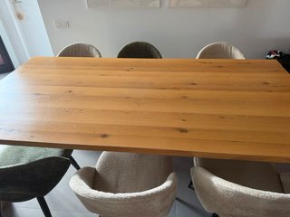 Mesa Comedor KaveHome Deyanira 220x110 + 6 Sillas