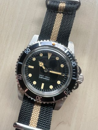 Reloj Diver estilo Submariner vintage