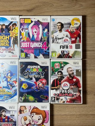 Lote 10 Juegos Nintendo Wii Mix