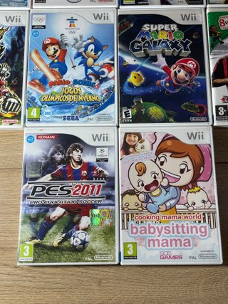 Lote 10 Juegos Nintendo Wii Mix