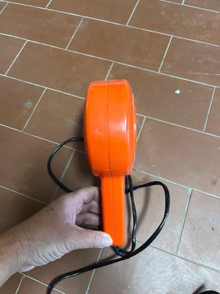 Asciugacapelli vintage arancione