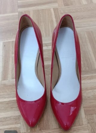 Zapatos de tacón rojos Maison Martín Margiela