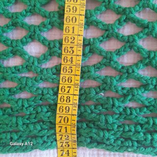 Toquilla crochet verde artesanal