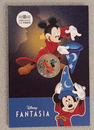 Francia 2025 moneda plata 10€ Disney Fantasía