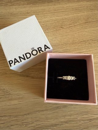 Anillo Pandora Plata 3 Circonitas
