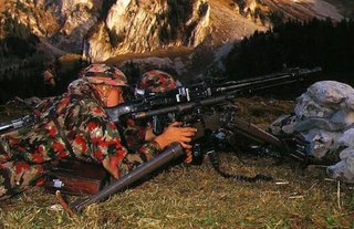 Uniformes ejército suizo M57/70