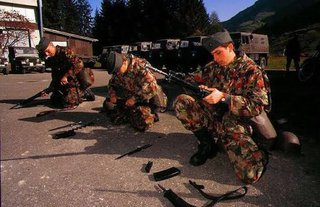 Uniformes ejército suizo M57/70