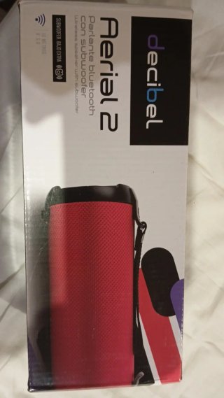 Altavoz Bluetooth Decibel Aerial 2 Rojo