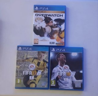 Pack PS4: Overwatch + FIFA 17 + FIFA 18