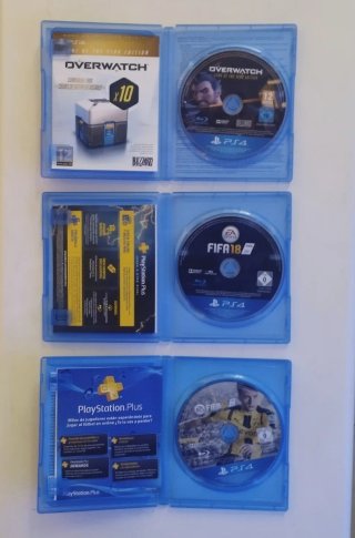 Pack PS4: Overwatch + FIFA 17 + FIFA 18