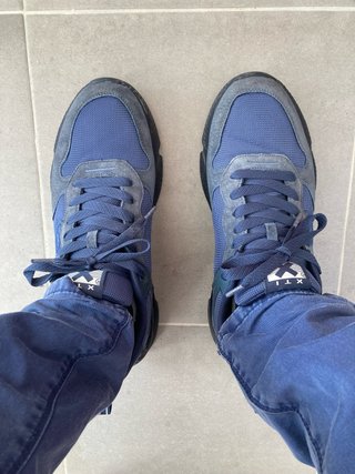 Deportivas Xti Foam Azul/Gris