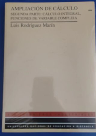 Libro ampliación de cálculo Uned