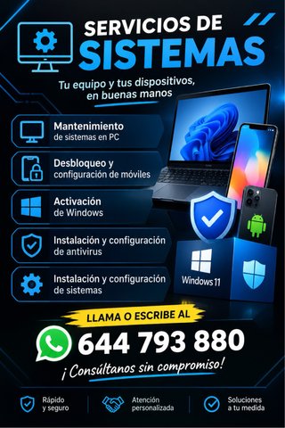 Estamos vendiendo un  servicio informático