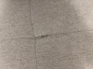 Sofá Cama Gris Tela y Metal