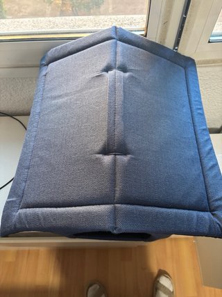 Casita para perro/gato azul nueva