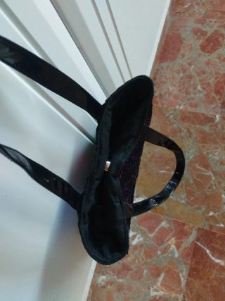 Bolso de mano multicolor con lentejuelas