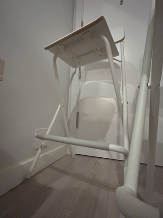 Sillas Ikea plegables altas madera y metal